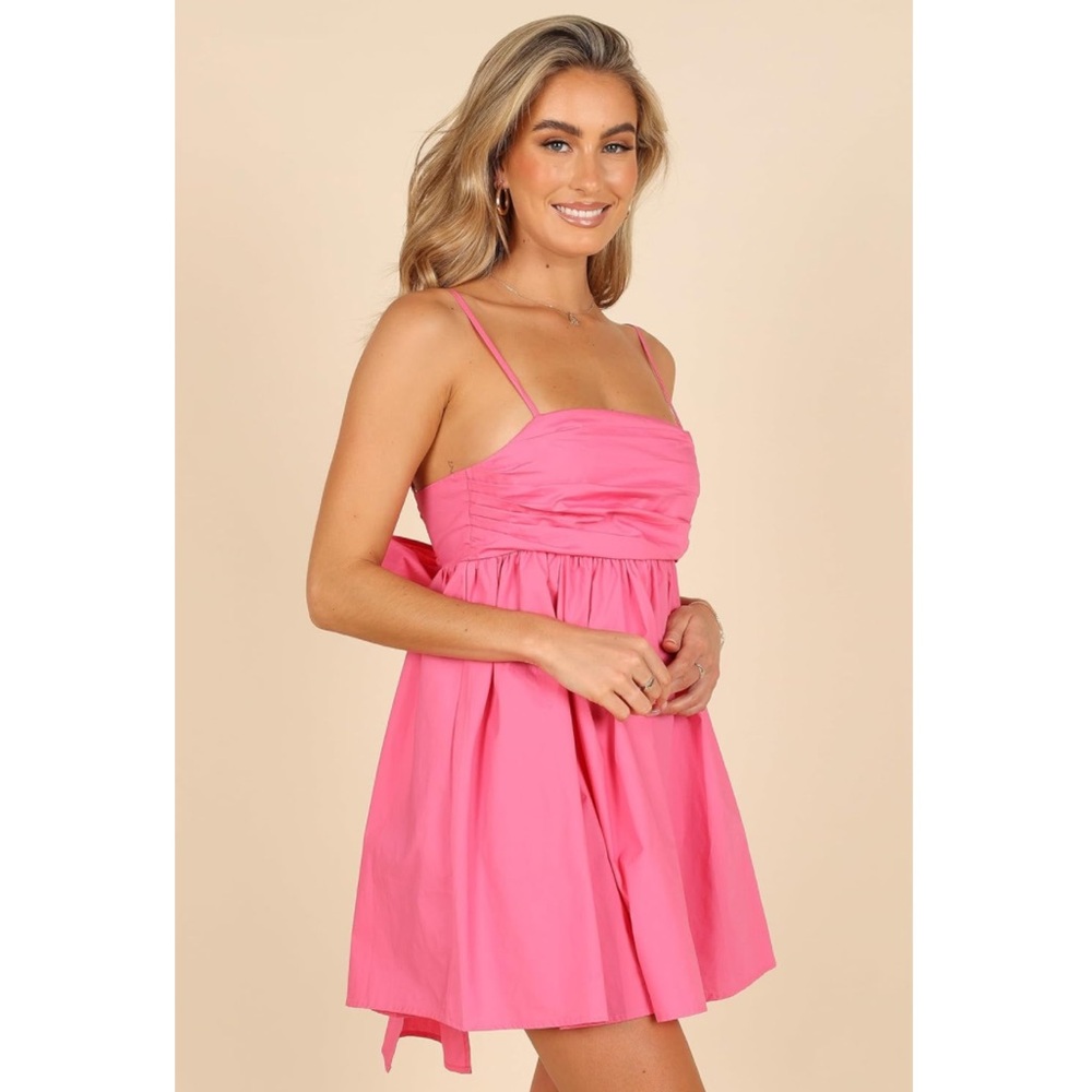 Petal & Pup Women's Alice Bow Back Mini Dress